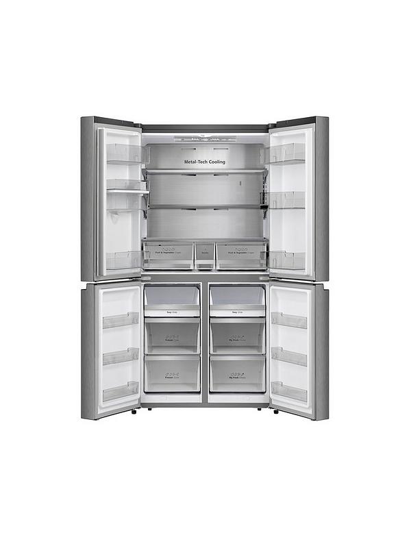 Hisense RQ758N4SWSE Pureflat 90cm Cross Door, American Fridge Freezer - Stainless Steel - Image 2